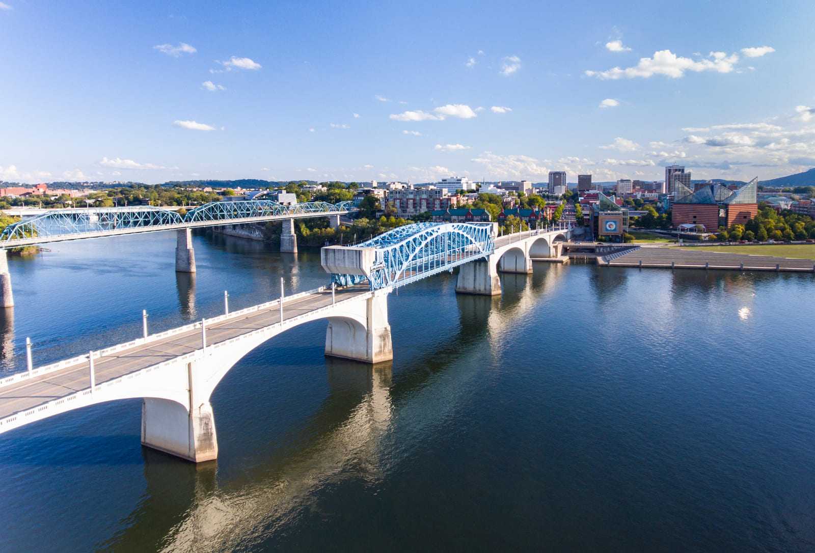 Chattanooga bridge near our marketing company chattanooga