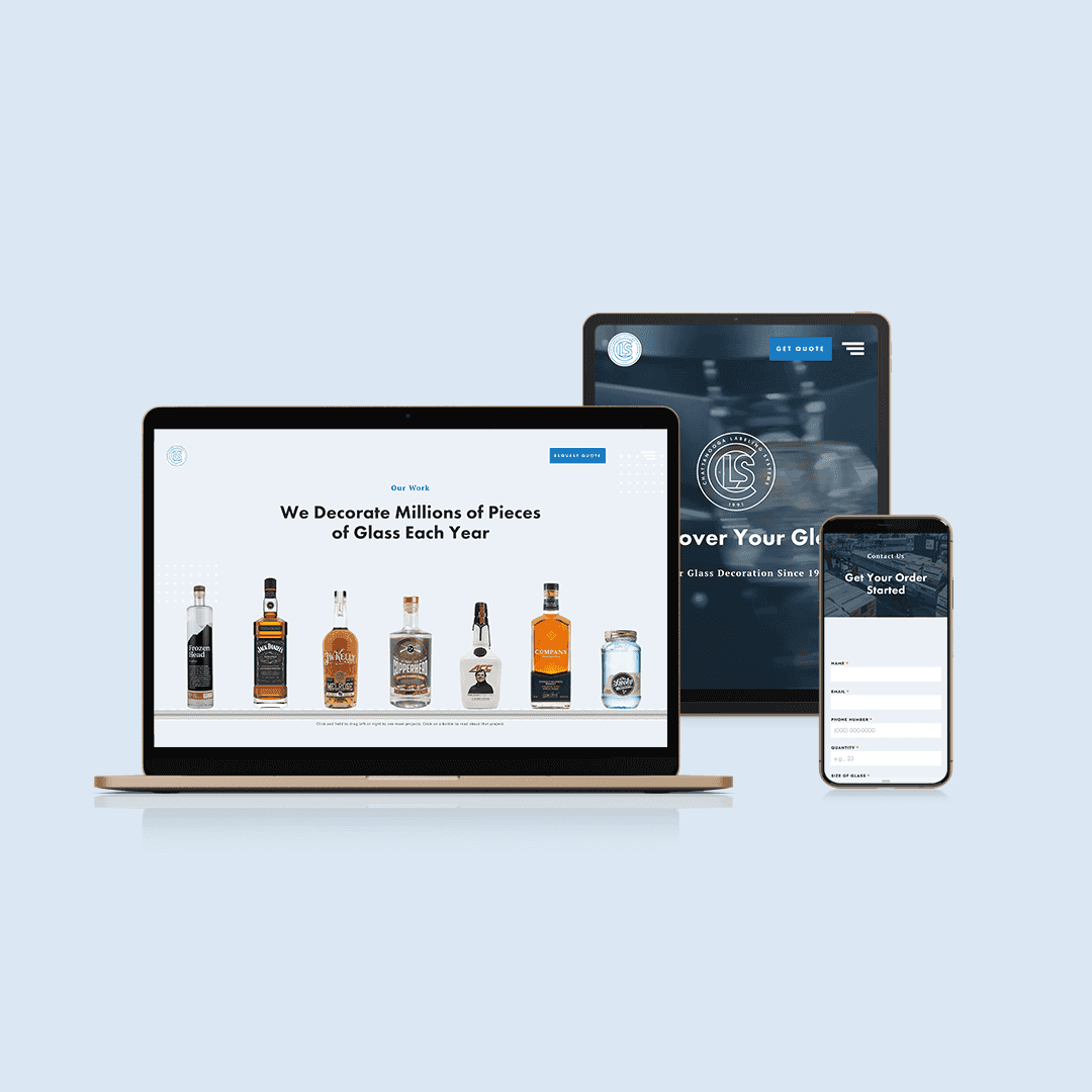 image of website mockup