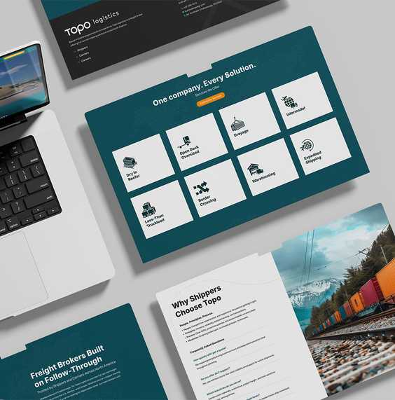 Topo Logisitcs Web Design Thumbnail