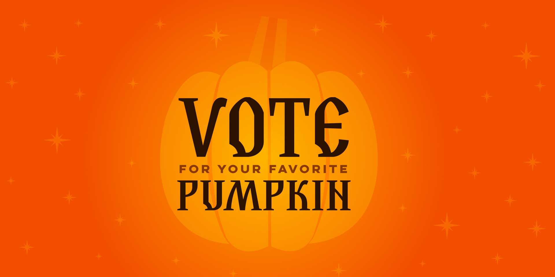 Vote for your favorite pumpkin